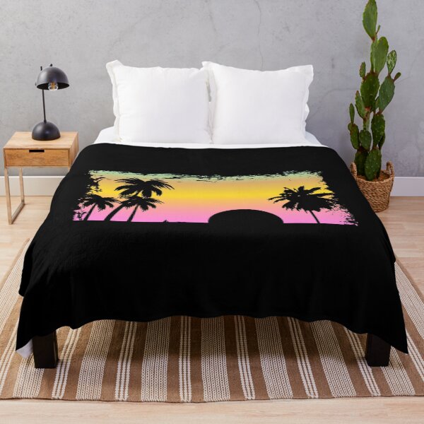 Item preview, Sunset Beach Framed Summer Palms Enjoy Your Life designed and sold by Paulina Vanlife.