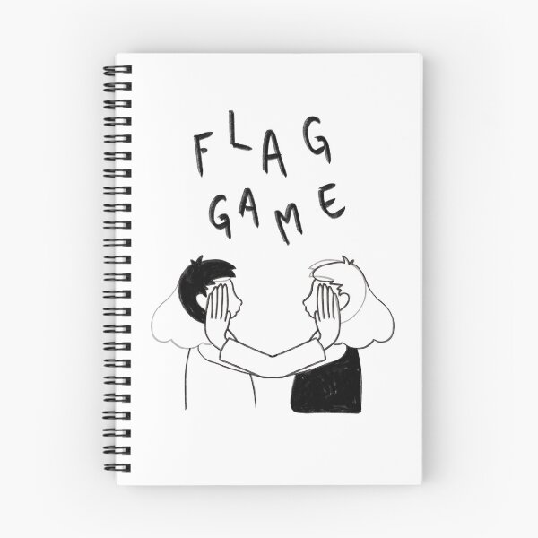 Item preview, Flag game exchange student black and white  designed and sold by mariejpeg.