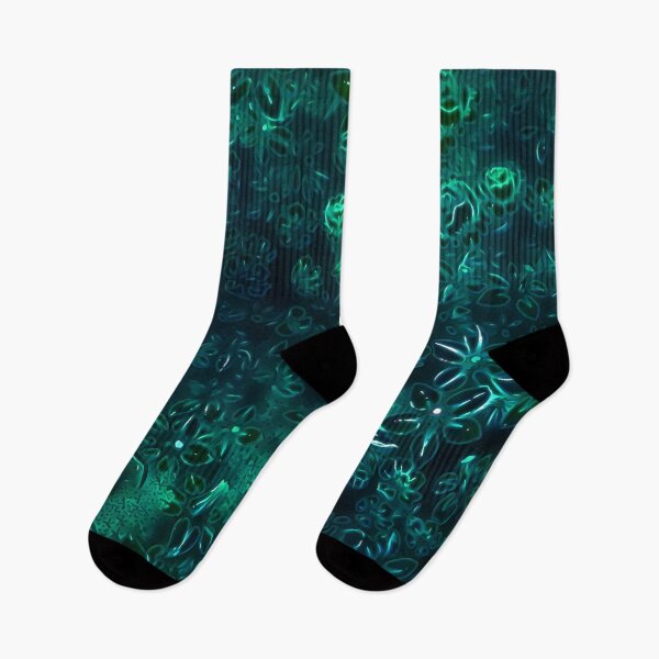 Item preview, Dark Green Flower Pattern designed and sold by ClassicalAnime.