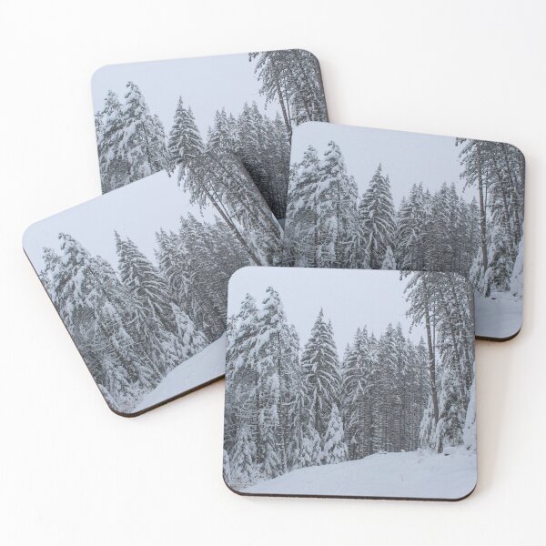 Item preview, Coniferous forest in winter with a lot of snow designed and sold by Mahirov Shop.