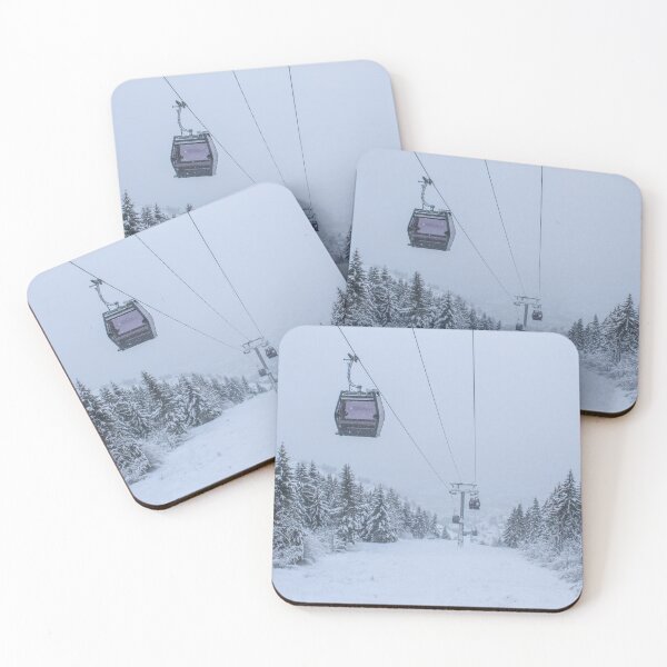 Item preview, Cable car photographed from Trebevic in winter designed and sold by Mahirov Shop.