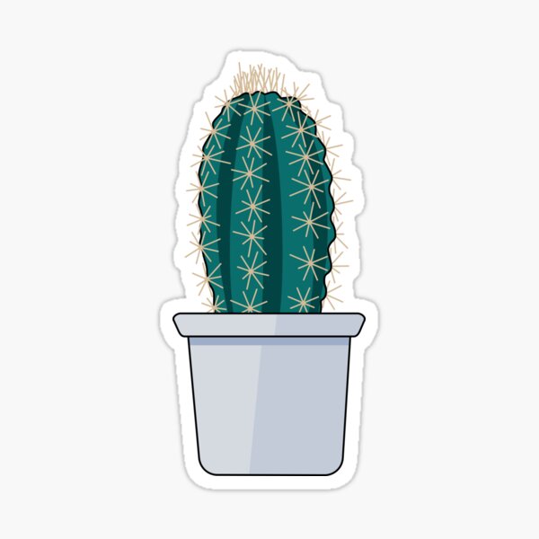 Little Potted Cactus Sticker