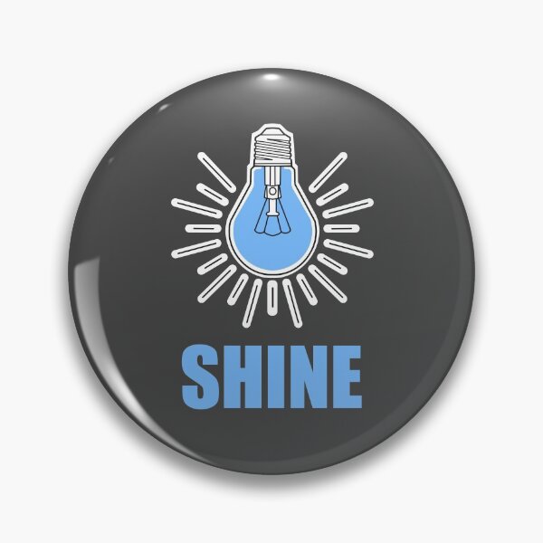 Item preview, blue shine  lightbulb designed and sold by weilertsen.