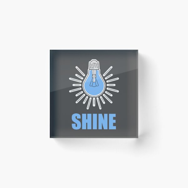 Item preview, blue shine  lightbulb designed and sold by weilertsen.