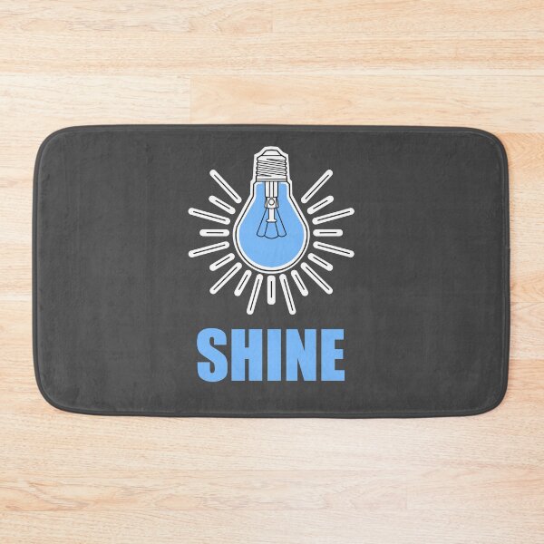 Item preview, blue shine  lightbulb designed and sold by weilertsen.