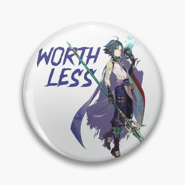 Item preview, 'Worthless' - Xiao from Genshin Impact designed and sold by NeonDroids.