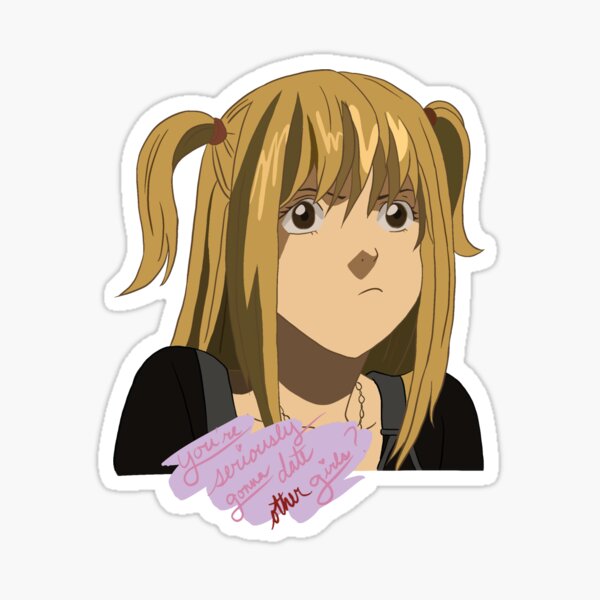 Death Note Misa Stickers Redbubble