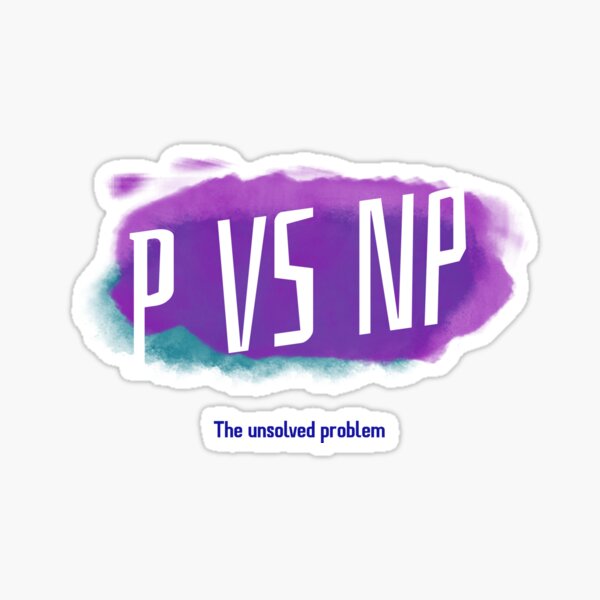 P Vs Np Stickers Redbubble