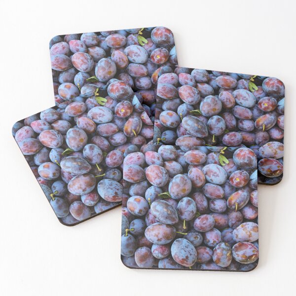 Item preview, Plums with a few leaves designed and sold by Mahirov Shop.