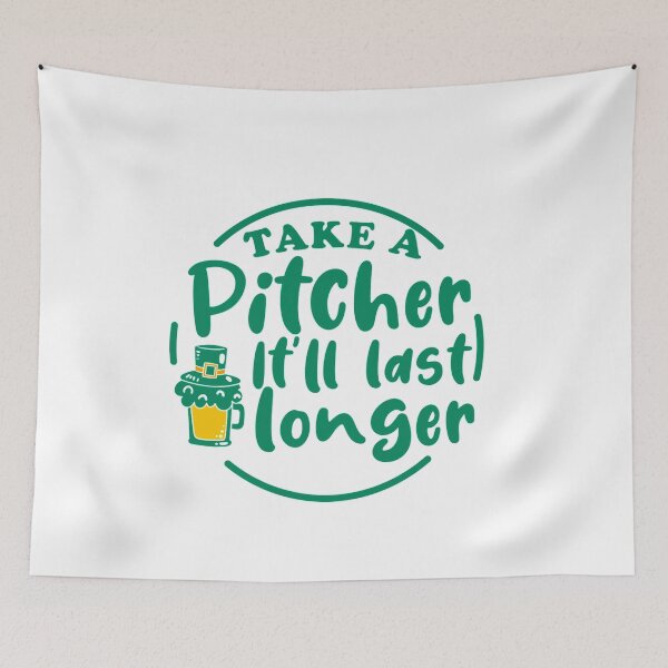 Item preview, Take a pitcher. It’ll last longer designed and sold by TheFlipRepublic.