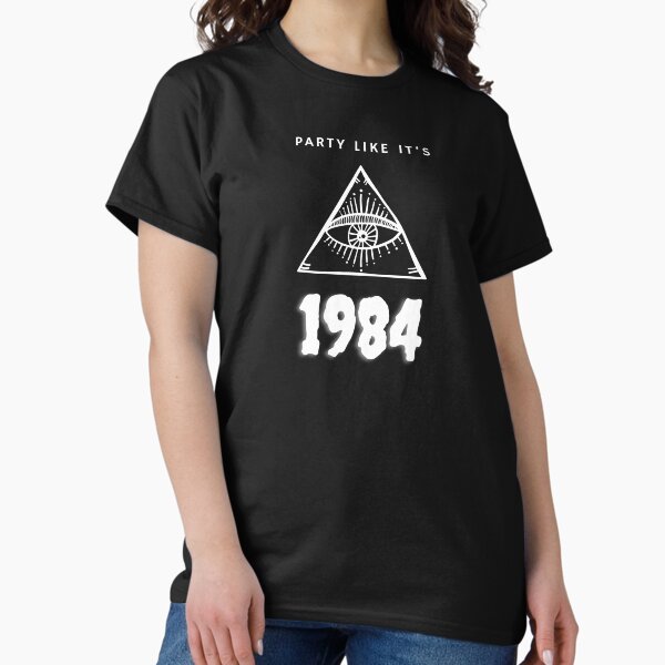 Item preview, Party like it’s 1984 white designed and sold by pnk999.