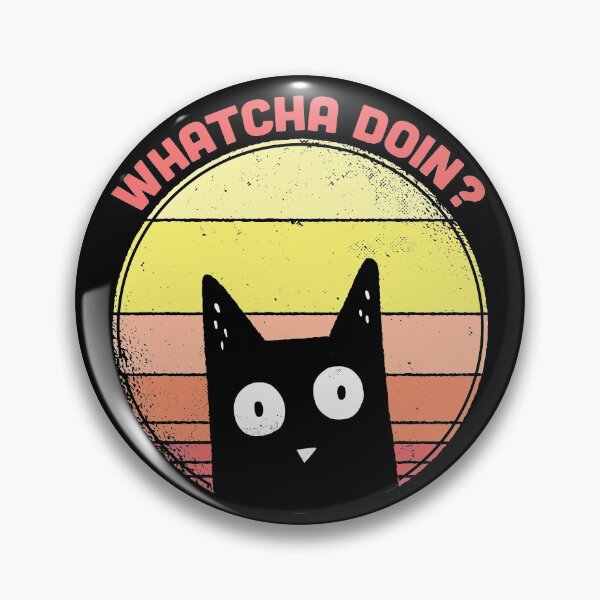 Item preview, Whatcha Doin Funny Cat designed and sold by ForFunDesigns.