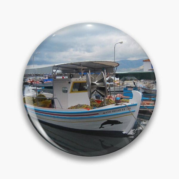 Item preview, Lesbos fishing boats. 1 designed and sold by ronsaunders47.