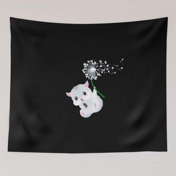 Item preview, A Sweet Hamster Hanging On A Blowball designed and sold by Paulina Vanlife.