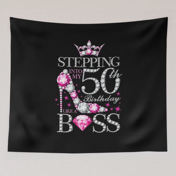Item preview, 50th Birthday. Stepping into my 50th Birthday lady’s  designed and sold by iclipart.