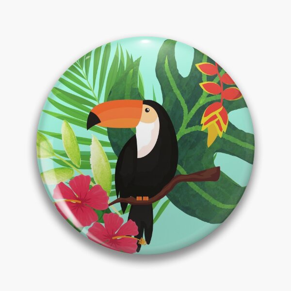 Item preview, Toucan in Tropical Rainforest designed and sold by Summers Cool.