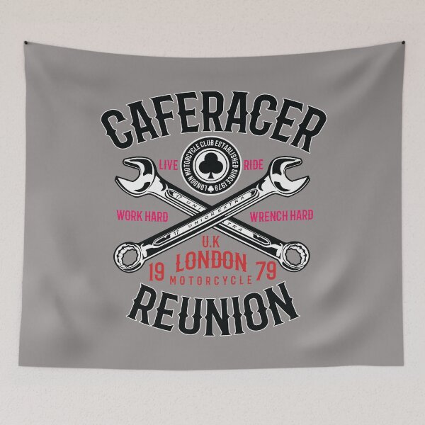 Item preview, Vintage Motorcycle: Cafe Racer Reunion designed and sold by CitizenAwear.