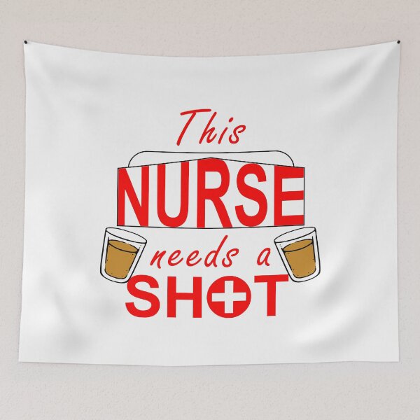 Item preview, This Nurse Needs A Shot designed and sold by TKsTees.