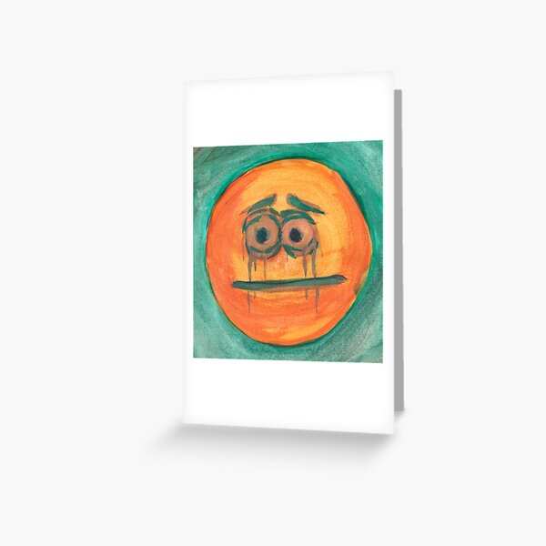 Sad cursed emoji | Greeting Card