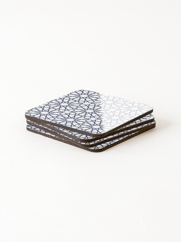 Thumbnail 4 of 5, Coasters (Set of 4), Geometric Islamic Pattern designed and sold by NeteDesign.