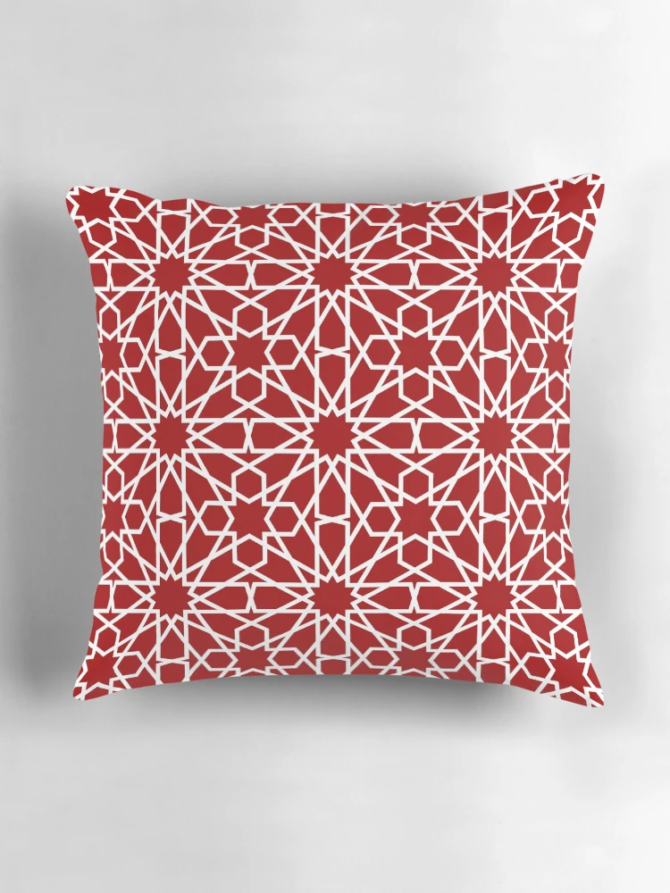 Thumbnail 3 of 4, Pillow, Geometric Islamic Pattern designed and sold by NeteDesign.