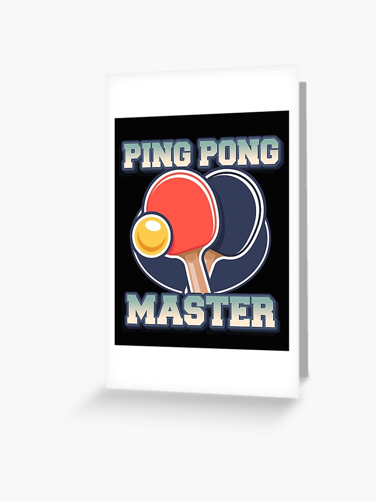 Ping Pong Greeting Cards for Sale