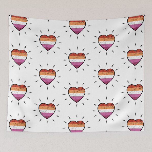 Item preview, Lesbian heart beats for diversity and pride | LGBTQ designed and sold by Petra Becker.