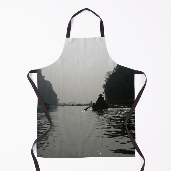 Item preview, Silhouette Rowing Boats River Mountains, Tam Coc, Vietnam designed and sold by worldways.