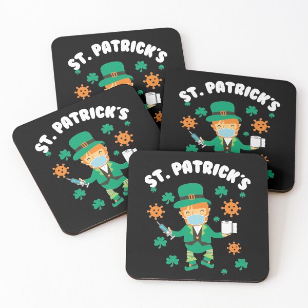 Item preview, Saint Patrick's Day Funny Leprechaun Wearing Mask designed and sold by ELAB27.