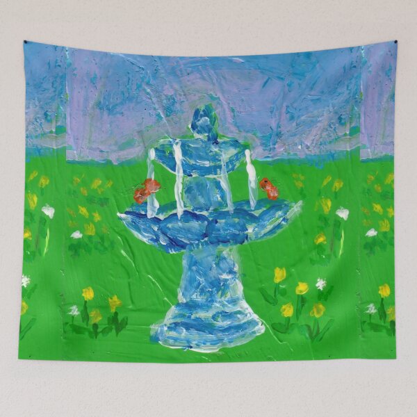 Item preview, "The Fish in the Fountain" designed and sold by Gelarie Johnson.