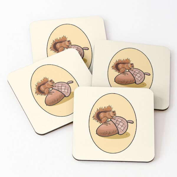 Item preview, Squirrel on acorn designed and sold by PaulaFimonte.