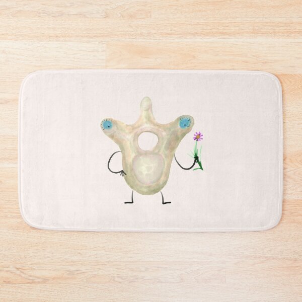 Item preview, Cute Vertebra Bone with a Flower designed and sold by fogoosherie.