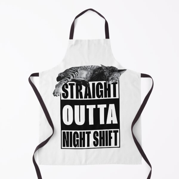 Item preview, Straight Outta Night Shift designed and sold by ColoredRatio.
