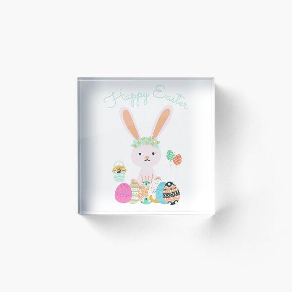 Happy Easter Day Acrylic Block