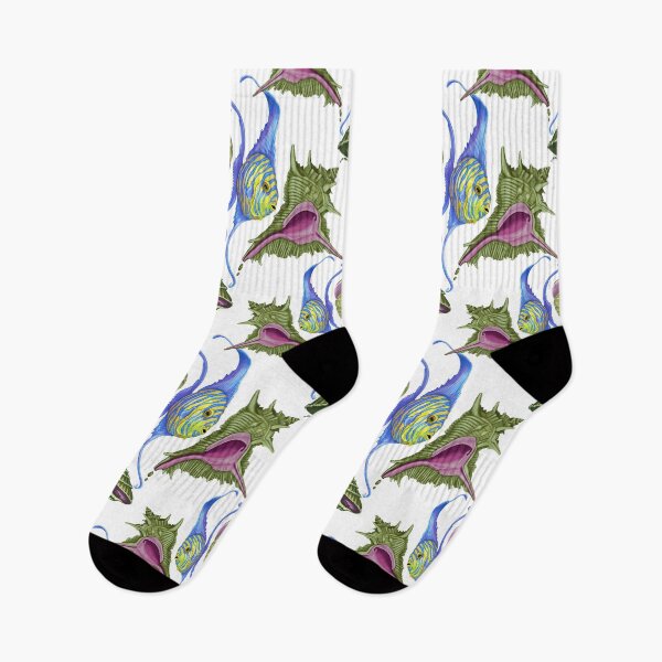 Item preview, Angelfish and Seashells designed and sold by DeniFreeman.