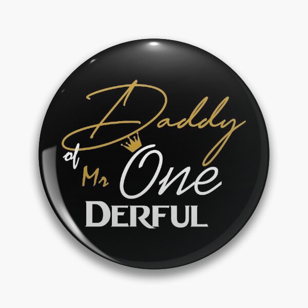 Item preview, Mens Daddy of Mr Onederful 1st Birthday First One-Derful Matching designed and sold by Independence arrival.