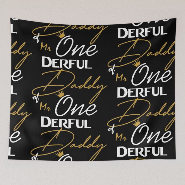 Item preview, Mens Daddy of Mr Onederful 1st Birthday First One-Derful Matching designed and sold by Independence arrival.