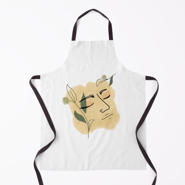 Item preview, Calm face with flowers watercolor designed and sold by synchro2070.