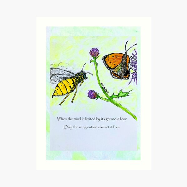 Imagination freedom Art Print