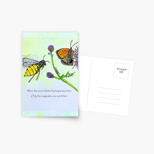Imagination freedom Postcard