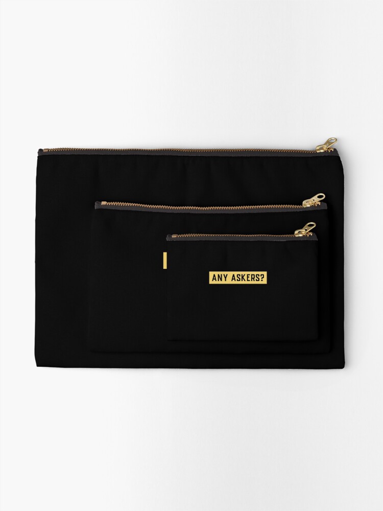 Thumbnail 2 of 4, Zipper Pouch, Any Askers designed and sold by RedQuality.