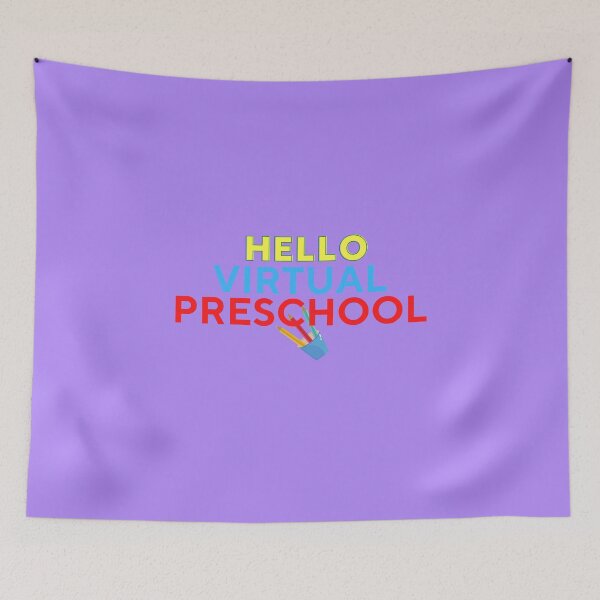 Item preview, Hello Virtual Preschool Funny Virtual Back To School Learning. designed and sold by SING2.