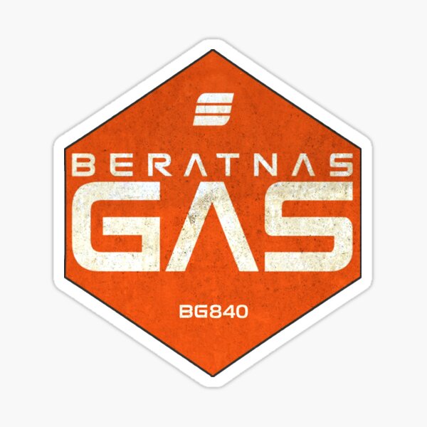 La conception du gaz Expanse Beratnas Sticker