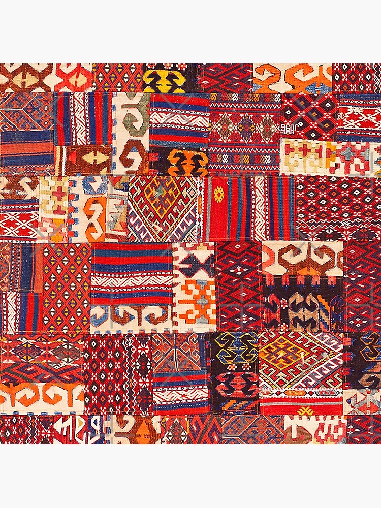 Traditional Retro Vintage Bohemian Collage Moroccan Style by Arteresting