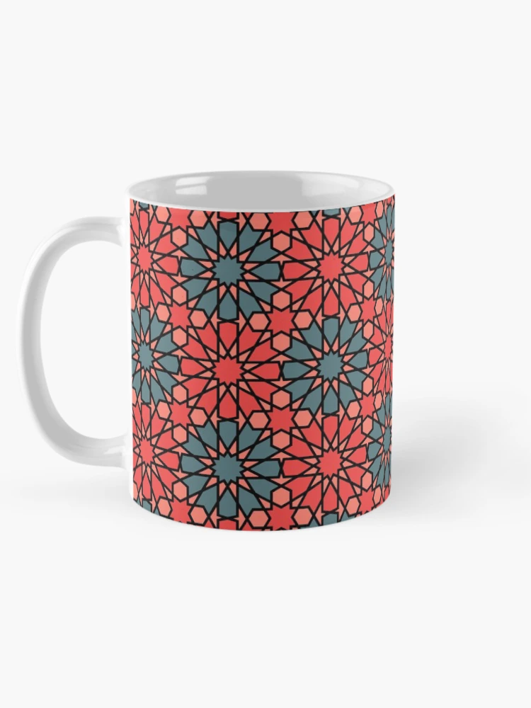 Thumbnail 5 of 6, Coffee Mug, Geometric Islamic Pattern designed and sold by NeteDesign.