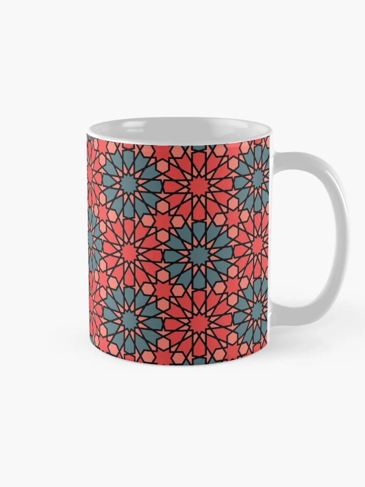 Thumbnail 3 of 6, Coffee Mug, Geometric Islamic Pattern designed and sold by NeteDesign.
