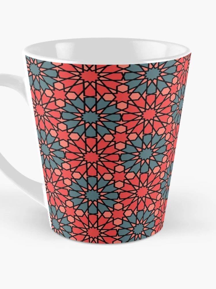 Thumbnail 3 of 4, Coffee Mug, Geometric Islamic Pattern designed and sold by NeteDesign.