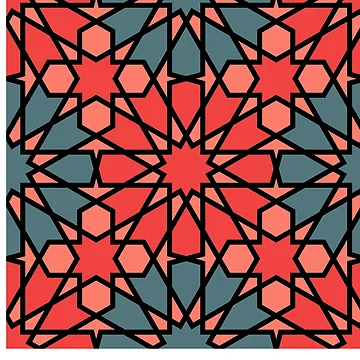 Artwork thumbnail, Geometric Islamic Pattern by NeteDesign