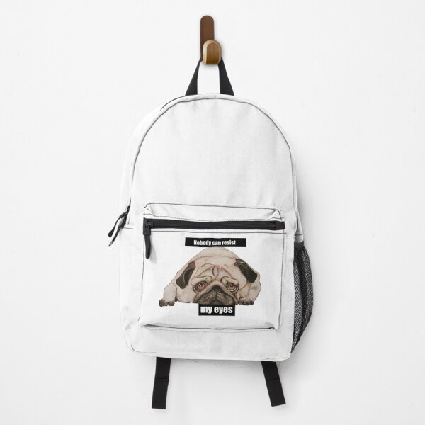 Item preview, Beautiful Pug with needy eyes designed and sold by Brushes with Nature.