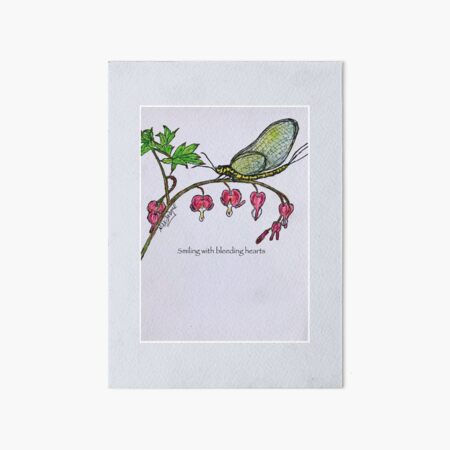 Bleeding Hearts Art Board Print
